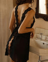Women's V-Neck Lace Pajama Nightgown