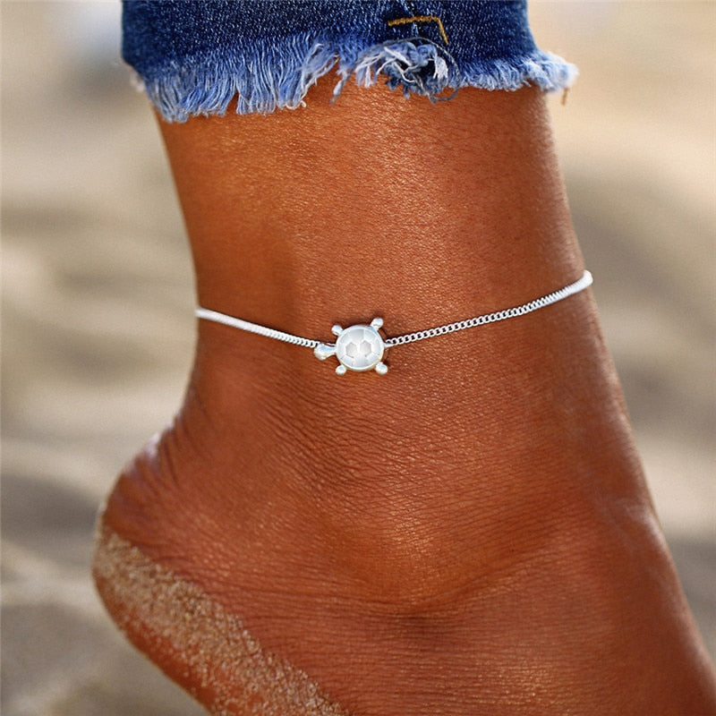 Bohemian Gold Or Silver Butterfly Anklets
