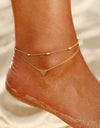 Bohemian Gold Or Silver Butterfly Anklets