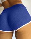 Mid Waist Sport Stretchy Exercise Shorts