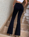 High Waist Stretch Flare Jeans
