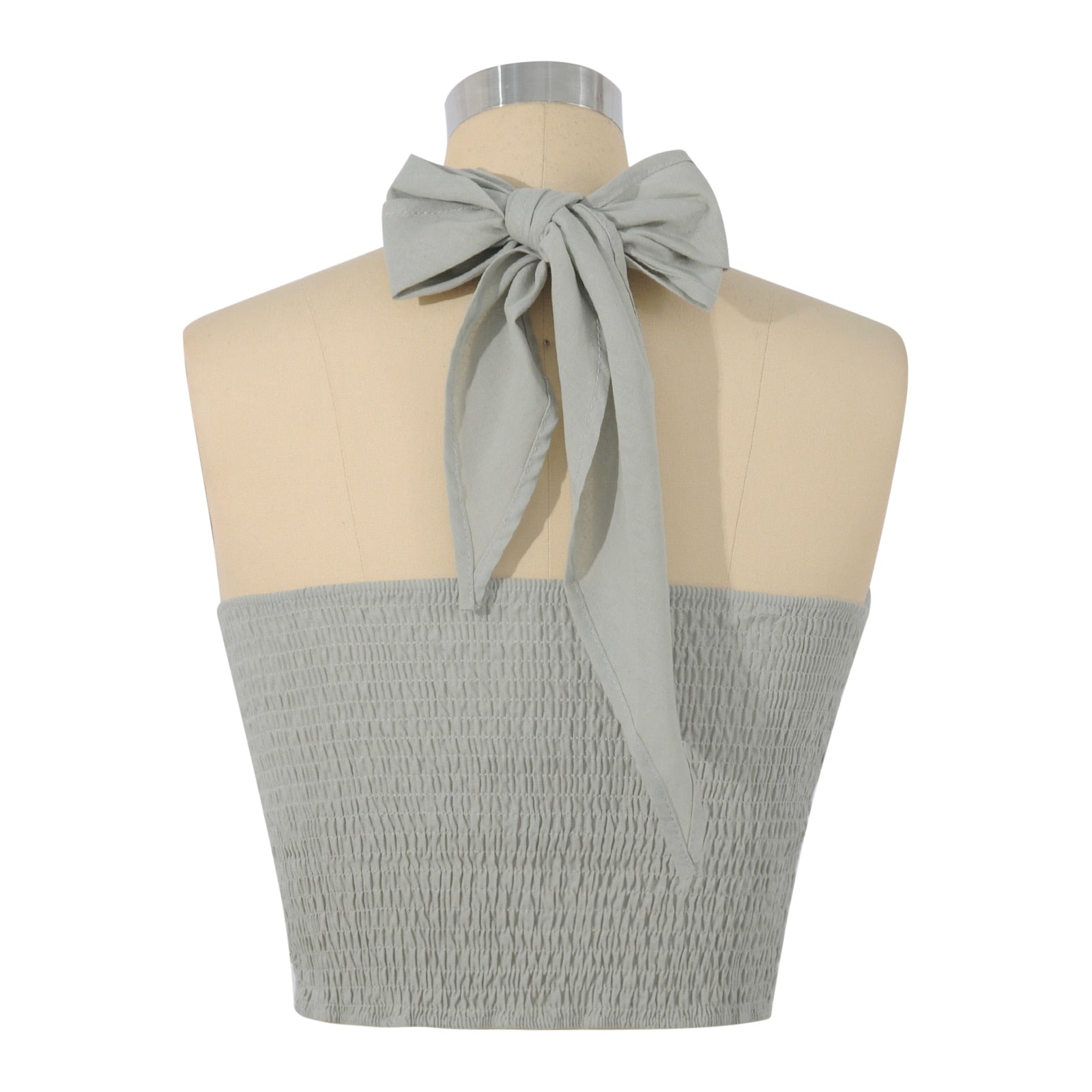 Sleeveless  Criss Cross Summer Halter Neck Top