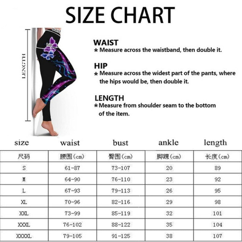 High Waist 3D Cartoon Printed Gym Yoga Leggings