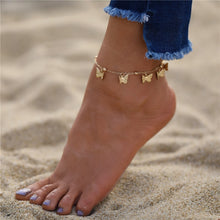 Load image into Gallery viewer, Bohemian Gold Or Silver Butterfly Anklets
