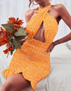 Backless Tie Up Short Halters undress