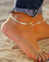 Bohemian Gold Or Silver Butterfly Anklets