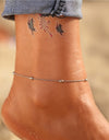 Bohemian Gold Or Silver Butterfly Anklets