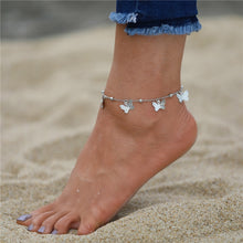 Load image into Gallery viewer, Bohemian Gold Or Silver Butterfly Anklets
