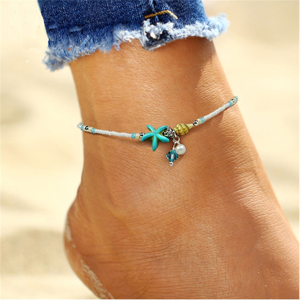 Bohemian Gold Or Silver Butterfly Anklets