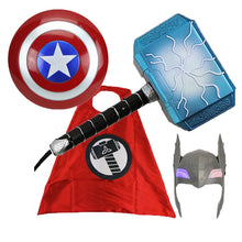 Load image into Gallery viewer, Captain America Shield Plate/ Cloak/Thor Hammer
