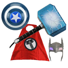 Load image into Gallery viewer, Captain America Shield Plate/ Cloak/Thor Hammer
