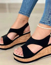 Thick Bottom Wedge Open Toe Sandals