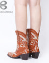 Embroidered Western Cowboy Ankle Cowboy/Cowgirl Boots