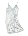 Silk Satin Lace Robe Nightdress