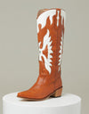 Brown Wings Western Cowboy Boots