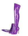 Over Knee Patent Leather High heel Long Zipper Boots