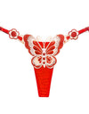 Transparent Embroidery Panties Lace Thongs