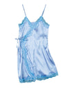 Silk Satin Lace Robe Nightdress