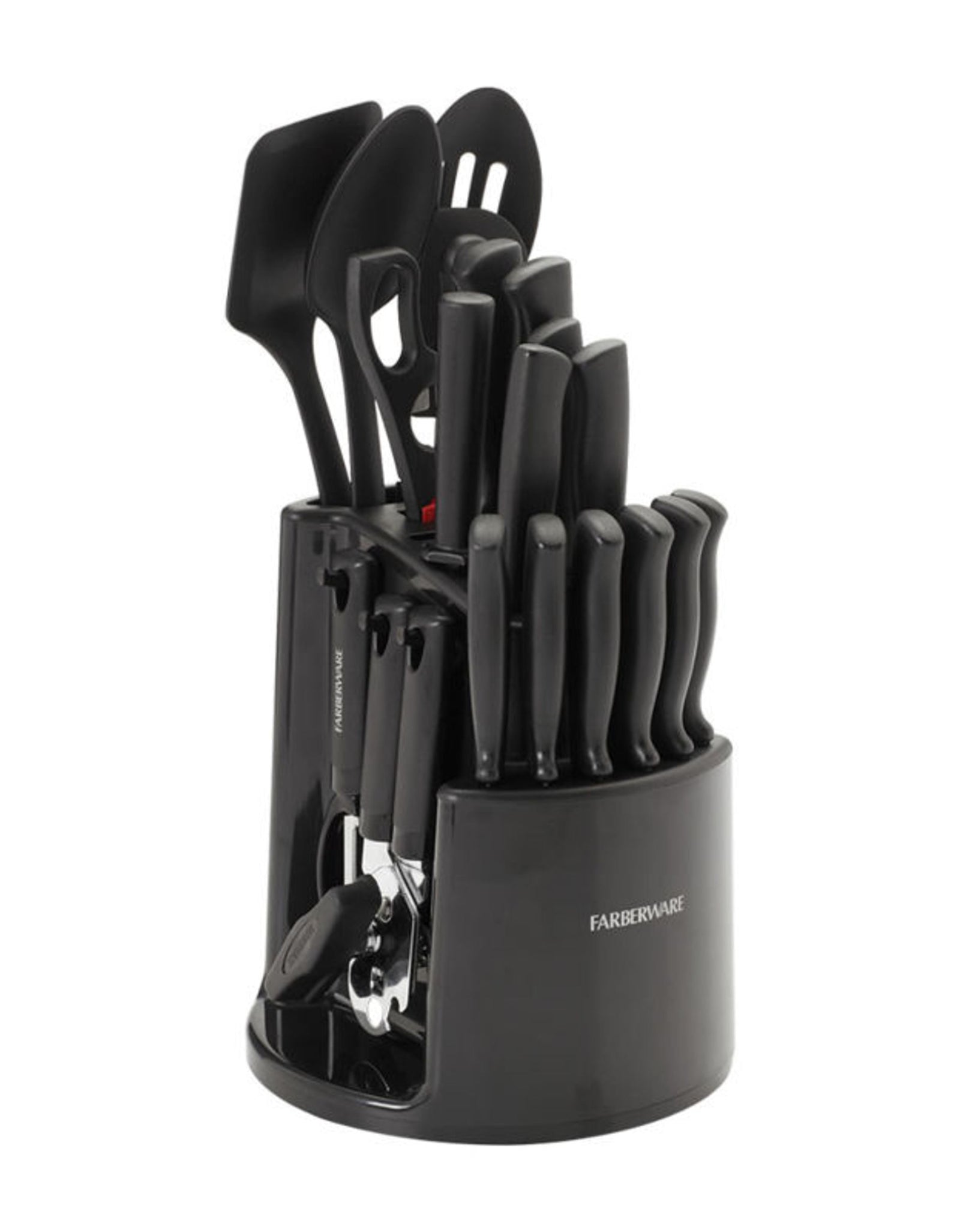 Classic 30-piece Rotating Cutlery Knife Set with Block
