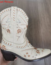 Embroidered Western Cowboy Ankle Cowboy/Cowgirl Boots