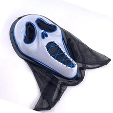 Load image into Gallery viewer, Ghost Face Mask Led Glowing in the dark Halloween Cosplay
