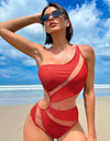 Sexy One Shoulder One Piece Swimsuit