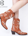 Embroidered Western Cowboy Ankle Cowboy/Cowgirl Boots