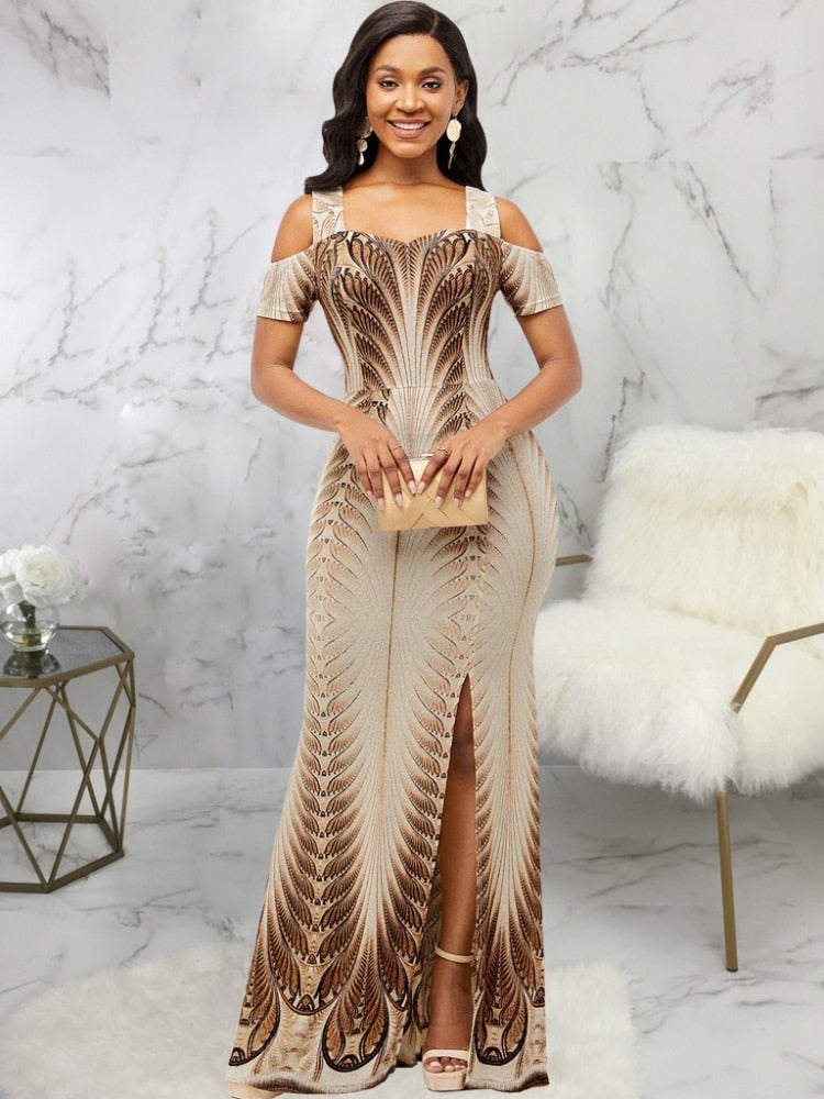 Sexy Butterfly Print Dress