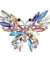 Ladies Crystal Rhinestone Charm Brooch Pins