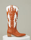 Brown Wings Western Cowboy Boots