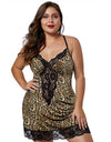 Plus Size Spaghetti Straps Lace Sexy Nightgowns