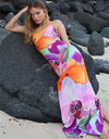 Spaghetti Strap Lily Floral Slip Dress
