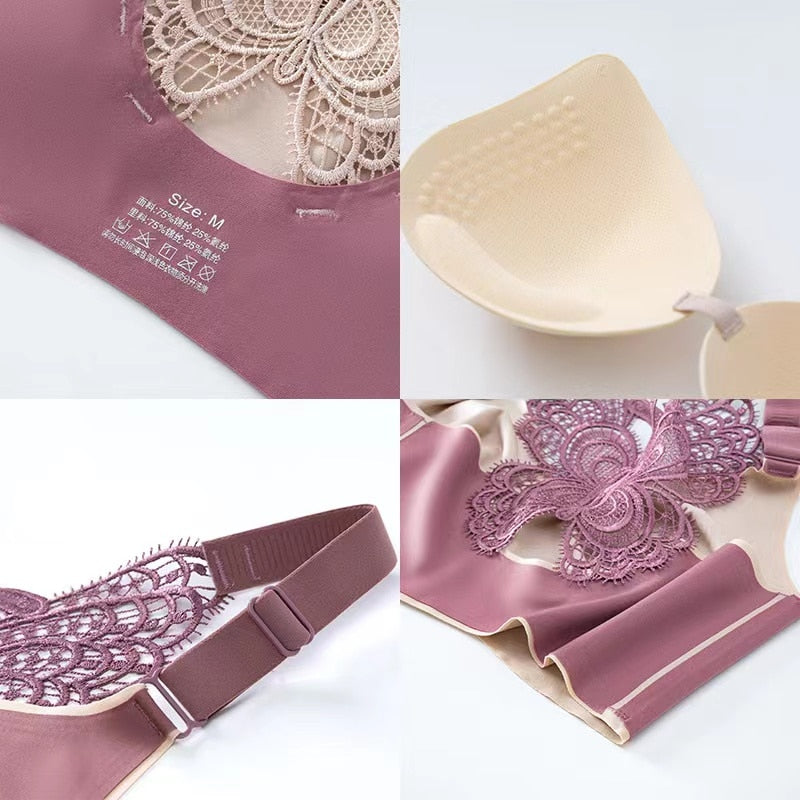 Sexy Butterfly Seamless Sports Bra