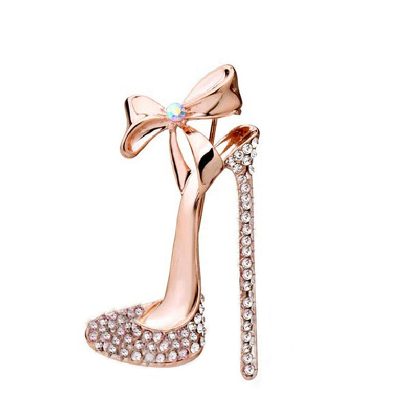Ladies Crystal Rhinestone Charm Brooch Pins