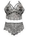 Sexy Plus Size Bra and panties Two Piece Set