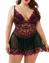 Sexy Lace Panel Sling Pajama Nightdress