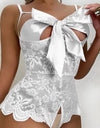 Transparent Lace Lingerie Bodysuit Set  Exotic