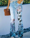 Casual Wide Leg Design Jeans