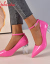 chunk heel pumps