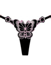 Transparent Embroidery Panties Lace Thongs