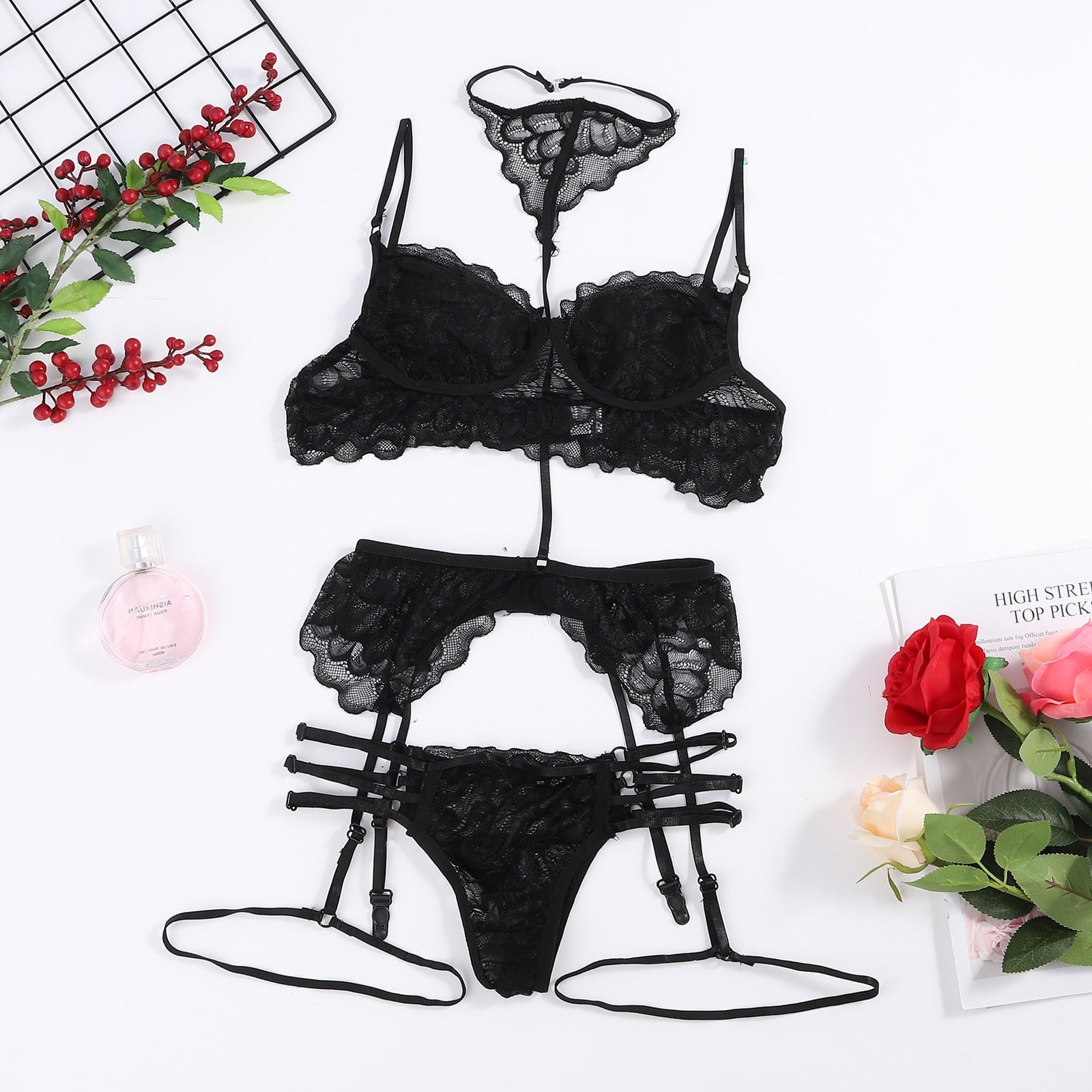 Sexy Lace Lingerie Set