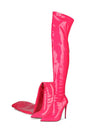 Over Knee Patent Leather High heel Long Zipper Boots