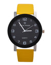 Hot Sale Leather Band Stainless Steel Analog Quartz Ladies Wristwatch