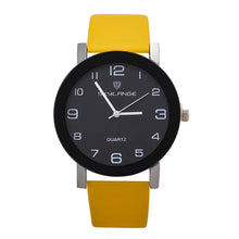 Load image into Gallery viewer, Hot Sale Leather Band Stainless Steel Analog Quartz Ladies Wristwatch
