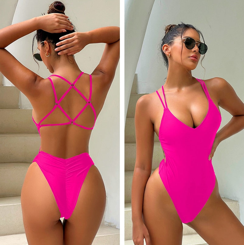 Brazilian One Piece Swimsuit Bikini