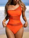 Sexy One Shoulder One Piece Swimsuit