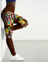 High Waist 3D Cartoon Printed Gym Yoga Leggings
