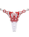 Transparent Embroidery Panties Lace Thongs
