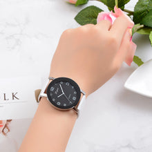 Load image into Gallery viewer, Hot Sale Leather Band Stainless Steel Analog Quartz Ladies Wristwatch
