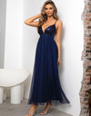 2003 Backless V-neck Maxi Dress